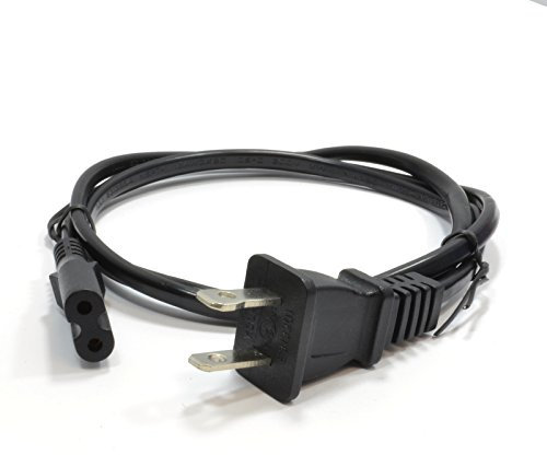 Alimentation Câble - US 2 Broches Fiche vers C7 Cordon Figure De Huit Fiche 8 câble 1 m [1 mètre/1m]