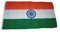 Flaggenking Indien Flagge/Fahne, Weiß, 150 cm x 90 cm