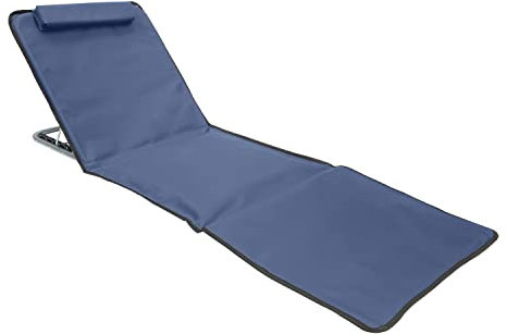 Esterilla Playa Acolchada Reclinable Con Respaldo Plegable