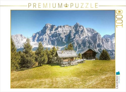 CALVENDO Puzzle Lavarella und Conturines - Fanes - Alta Badia - | 1000 Teile Lege-Größe 64 x 48 cm Foto-Puzzle für glückliche Stunden