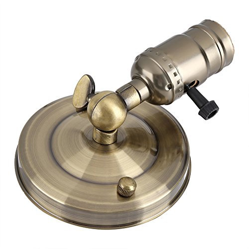Vintage Lichthalter E27 Hängende Wandleuchte Holdler mit Swith 220V Retro Deckenleuchte Adapter Beleuchtung Home Decoration für Küche Schlafzimmer