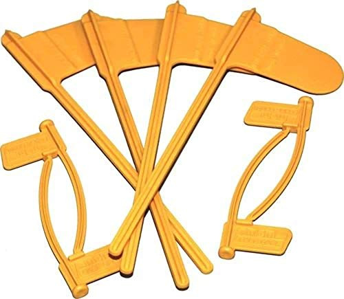 MTM CFP Pistol & Rifle Chamber Indicator Flags, USA Made, Yellow