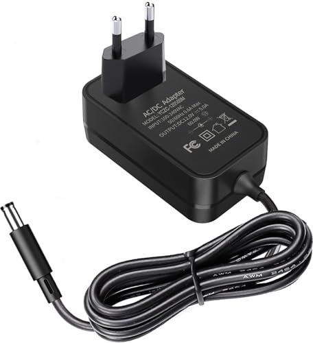 12V 5A Netzteil 60W AC DC Adapter (Eingang 110V-220V, Ausgang 12 Volt 5 Amp 60 Watt) DC Konverter LED Treiber Beleuchtung Trafo für 12V 5A Flexible LED Band Strip Light 1 Set schwarz