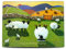 Time to Put Ewer Feet Up Glass Table Top Protector by Thomas Joseph - Sheep Gift