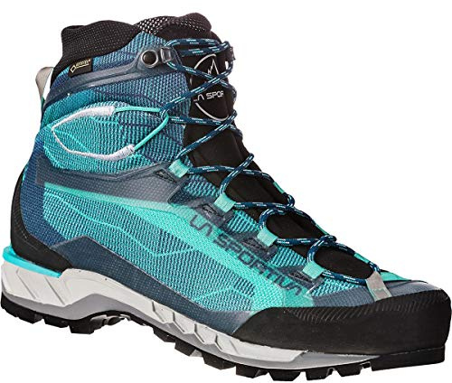 LA SPORTIVA W Trango Tech GTX Blau - Gore-Tex Robuster technischer Damen Bergschuh, Größe EU 39 - Farbe Aqua - Opal