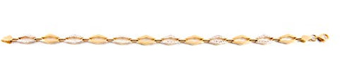 Goldarmband 333 8k Gold Gelbgold Weißgold Breite 7mm