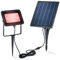 Esotec Wandstrahler Bodenstrahler für außen Power Flood | RGB MULTICOLOR | Solar LED-Flutlicht-Strahler | 7 Lichtfarben mehrere MODI | LI-ION AKKU metall ALUMINIUM wetterfest 102703