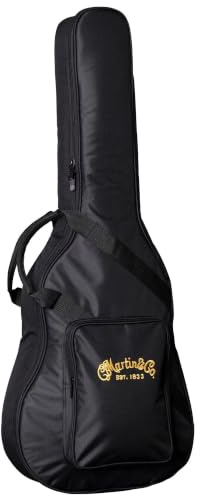 MARTIN C.F CO - Custodia per chitarra Dreadnought Junior, Nero/Bianco