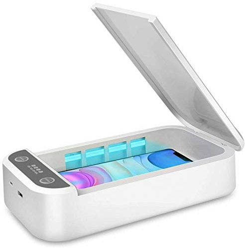 UV Light Sanitizer - Cell Phone Sanitizer Sterilizer Cleaner Box for Smartphone iPhone