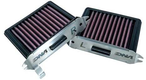 DNA High Performance Filters Luftfilter kompatibel mit Triumph Bonneville Bobber 1200 (17-25) mit 34.74% Erhöhter Luftdurchsatz und 98-99% Filtrationseffizienz PN: P-TR12CR21-01