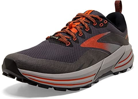 Brooks Herren Cascadia 16 Gtx Laufschuh, Black Ebony Cinnabar, 47.5 EU