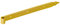 DMX - Ladenband - Torband 600x40x5,0 mm - Rolle Ø 16 - Scharniere Schwerlast - Ladenbänder - Scharniere für Gartentor Holz Tore - Türscharniere - Türband Gold ZP 1 Stück