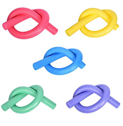 Bâtons de flotteur de piscine de 1,5 m, 5 frites flexibles en mousse pour piscine, aide à la natation pour enfants, adultes et aérobiques pour sports aquatiques