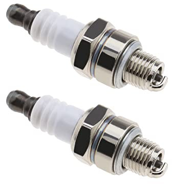 OTOTEC CMR6A Zündkerze, verbesserte Kraftstoffeffizienz für Freischneider, Heckenschere, kompatibel mit Agria BBX7600 BHX2500, 2 Stück