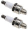 OTOTEC CMR6A Zündkerze, verbesserte Kraftstoffeffizienz für Freischneider, Heckenschere, kompatibel mit Agria BBX7600 BHX2500, 2 Stück