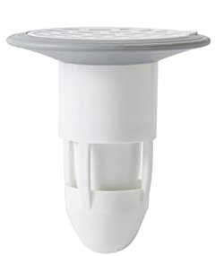 QOTSTEOS Set di 4 tappi di scarico del pavimento della doccia, sifone del pavimento nucleo, scarico delle acque reflue della doccia, tappo deodorante, per il bagno della cucina (bianco)
