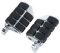 XMT-MOTOR Repose-pieds de moto 10 mm résistant aux chocs Compatible avec Harley Road King Sportster XL 883 XL 1200