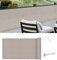 COOL AREA Balkon Sichtschutz 90x600cm Balkonverkleidung UV-Schutz PES Balkonabdeckung wetterfester mit Kabelbinder,Schutz vor neugierigen Blicken,Taupe