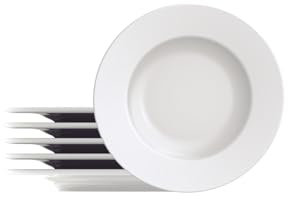 Tramontina - TRAMONTINA- Ensemble 6pcs Assiettes à dessert Rondes Porcelaine blanche Augusta 21cm - Élégance intemporelle, design classique. Parfaites pour toutes les occasions.