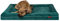 Balkis Hundebett Divan, Made in Germany, Smaragd, XL - 125x90 cm