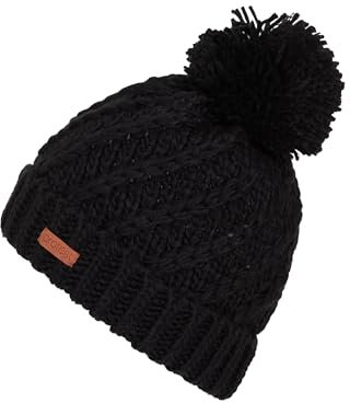 Protest Damen Mütze PRTPAISLEY True Black 57 cm