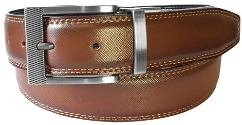 Florsheim Herren Perrion Wendegürtel Gürtel, Cognac/Schwarz, 36