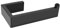Lolypot Toilettenpapierhalter Bohren, Klopapierhalter 304 Edelstahl, Klorollenhalter Schwarz Wandhalterung, WC Papierhalter Rollenhalter für Badzimmer and Küche(Schwarz, Bohren)
