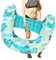 Chaise flottante gonflable de piscine avec porte-gobelet pour piscine (bleu)