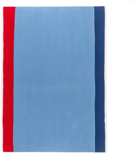 Tommy Hilfiger Plaid Tricot Farbe Azure Größe 130x170
