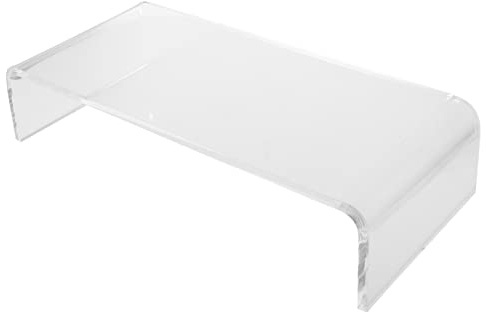 Transparente Tastaturabdeckung mit Erhöhung Staubdicht, Acryl | Klare Oberfläche, Glatte Kanten, Schreibtisch Ordnung im Büro, Schützt vor Flüssigkeit und Haustieren