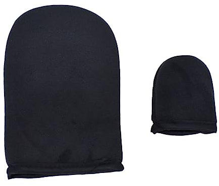 Beavorty 2stücke Selbstbräunungshandschuhe Mit Daumen Make-up-handschuhe Beflockte Handschuhe Aus Pe Und Schwamm Für Selbstbräunung Ohne Sonne Öl Und Sonnenschutzhandschuhe