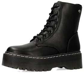 Vanessa Calzados Botas militares plataforma cordones