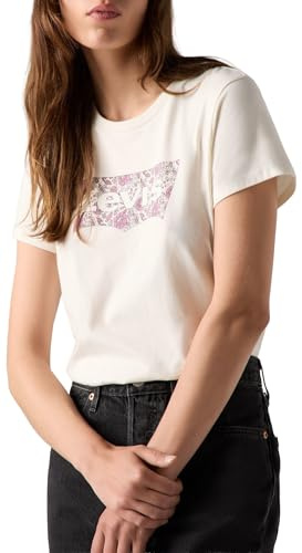 Levi's Women's The Perfect Tee T-Shirt, Ananda Floral Bw Fil, S