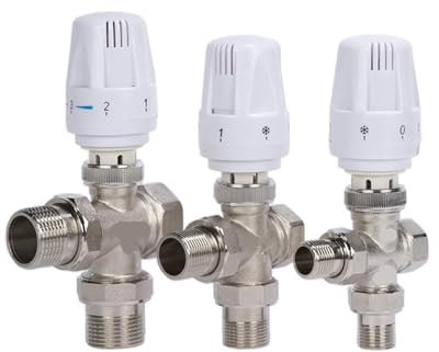1 Stück Heizkörper-Thermostatventil gerade/Winkel/T-Stück/PPR Hot Melt Stellantrieb Thermostat Temperatur Heizungssteuerung(3/4,B Type)