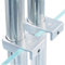 LINLAN Aquarium-Befestigungsklemme aus Aluminiumlegierung mit Anti-Überlauf Nut für Filter Einlass- und Auslassrohre in Bepflanzten Aquarien (18.5mm) (2)