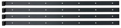 Alberts 862701 Ladenband | in verschiedenen Ausführungen | schwarz | Rolle Ø14 mm | Größe 1000 x 40 mm | 4er Set