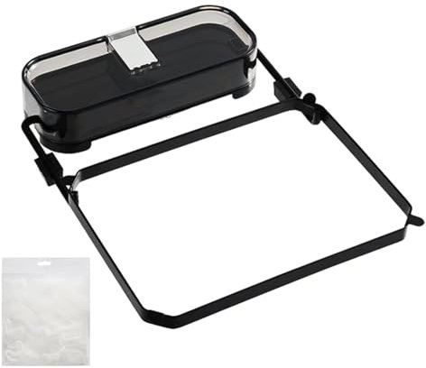 Corner Sink Strainer Holder With 50 Filters,Suction Cup Sink Filter Rack,Kitchen Filter Screen Holder,50 Filters Mesh With 1 Rack,KitchenResidue Filter Screen Holder Sink Corner Drain Strainer