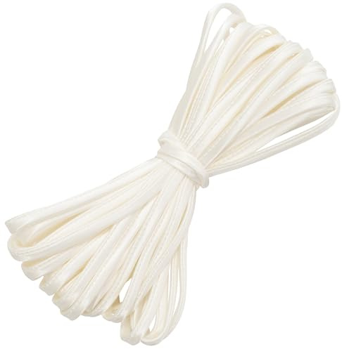 AERZETIX - C77362 - Ersatzband 9 Meter x 5 mm für Korsett - aus natürlichem Material - Farbe Ecru
