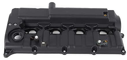 Tapa de válvula basculante con junta, LOIRIIC, Metal, Negro, apta para 2006-2009 KIA Sorento I 2.5 CRDI, 22410-4A400, 22410-4A401, Accesorios