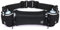 WYEWYE Running Belt with Water Bottle (2 x 175ML), Nylon Webbing Running Belt, Reflective Non-Slip Adjustable Sports Waist Pouch for Marathon Running Hiking Cycling, Black