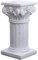 Hintyne Dekorative griechische Säulen römische Säulen aus Kunstharz Säulendekor 9,4 x 9,9 x 17,5 cm griechische Statuen Dekor weißer Säulensockel für Tisch- und Heimdekoration