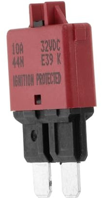GALPADA 10a Disjoncteur Manuel Dc Réinitialisable Rouge Fusible De Protection Pour Véhicules Et Bateaux Disjoncteur De Circuit Avec Protection Les Surtensions