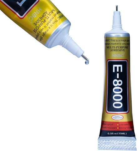 Rosfix E-8000 – Universalkleber | 15ml, halbdurchsichtig, 70-85A Härte, 3-8 Std Aushärtung | Elektronik-, Schmuck- und Modellbau-Reparatur | Klebstoff