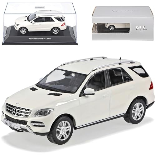 Generisch Mercedes-B M-klasse Ml Calcit Weiss W166 Ab 2011 1/43 Minichamps Modell Auto Modellauto