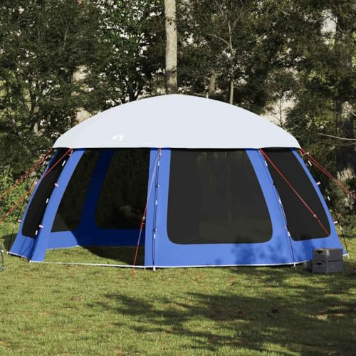 Emmtore Carpa para Piscina con Desmontables y Paredes Azul 510x510 cm Azul Celeste