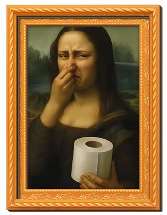 Kühlschrankmagnet – Holz, dekorative Parodie-Mona-Lisa-Kühlschrankmagnete | Mona Lisa Holz-Fotorahmen, magnetische Kühlschrankmagnete für Whiteboards, Schließfächer