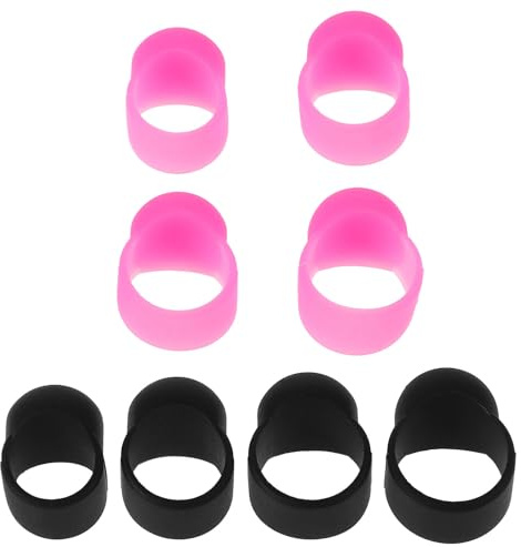LIOOBO 8 Stück Silikon Drumstick Covers für Lotus Handpans und Handpans mit Präziser Kontrolle und Bequemem Griff zum Schutz der Finger Beim Trommeln