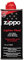 Zippo Unisex – Erwachsene Original f. Benzin Feuerzeuge 125 ml mit Kunststoff-Ventil, schwarz, 1-Pack