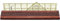 Prym 611500-Ruler Rack-Lineal Organizer, Holz, braun, 50 x 10 x 1,9 cm