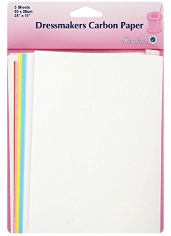 Hemline Großes Multicolored Musterübertragungspapier - 69 x 28 cm, 1 Stück